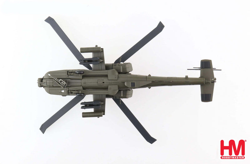 Boeing AH-64D Apache 1st BN, 10th Combat Aviation Brigade Afghanistan 2011, 1:72 Scale Diecast Model Bottom View