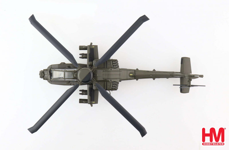 Boeing AH-64D Apache Longbow, United Arab Emirates Air Force 2015, 1:72 Scale Diecast Model Top View