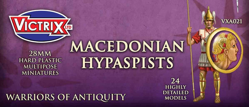 Macedonian Hypaspists, 28 mm Scale Model Plastic Figures