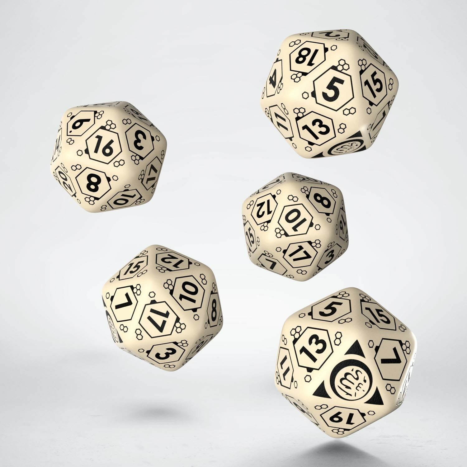 Infinity Haqqislam D20 Dice Set By Corvus Belli