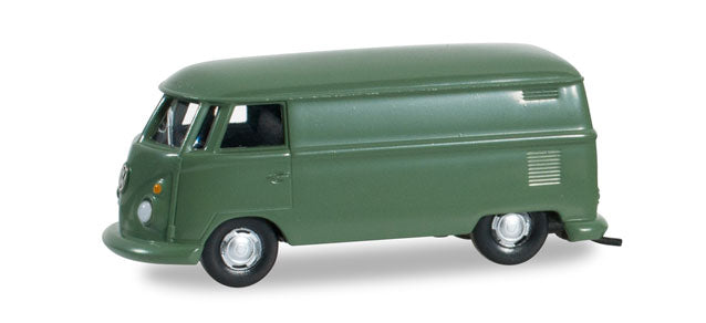 Volkswagen Type 2 T1 Van Reed Green 1:87 (HO) Scale Model By Herpa