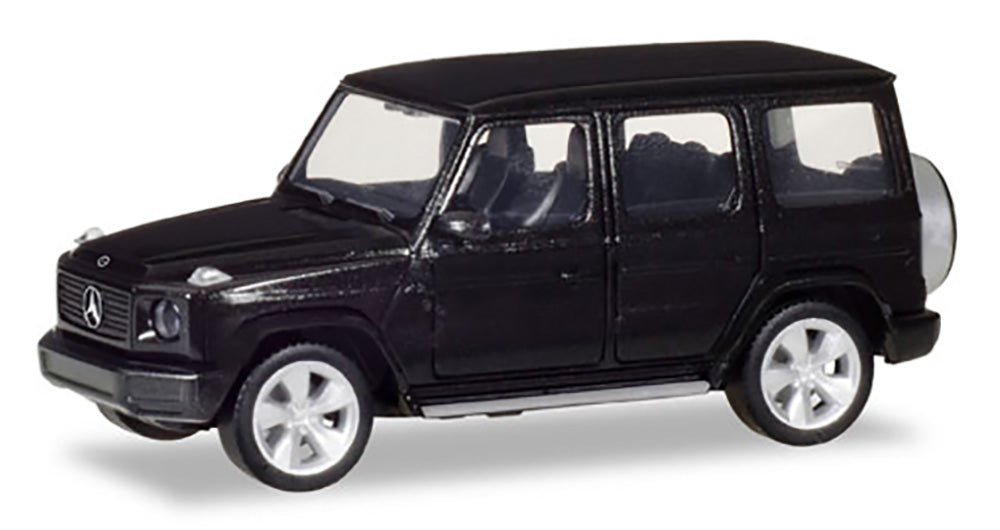 Mercedes Benz G Class Obsidian Black Metallic 1:87 (HO) Scale Model By Herpa