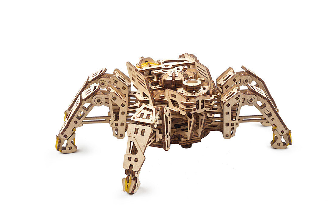 Hexapod Explorer Mechanical Spiderbot Model Kit Right Front View