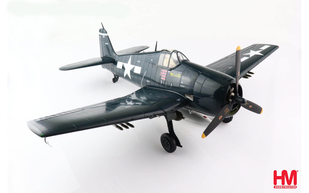 Hobby Master | Grumman F6F-5 Hellcat “Minsi II” USS Essex 1944, 1/32 ...