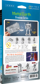 RX-78-2 Gundam  Metal Earth Iconx Model Kit Back Of Package