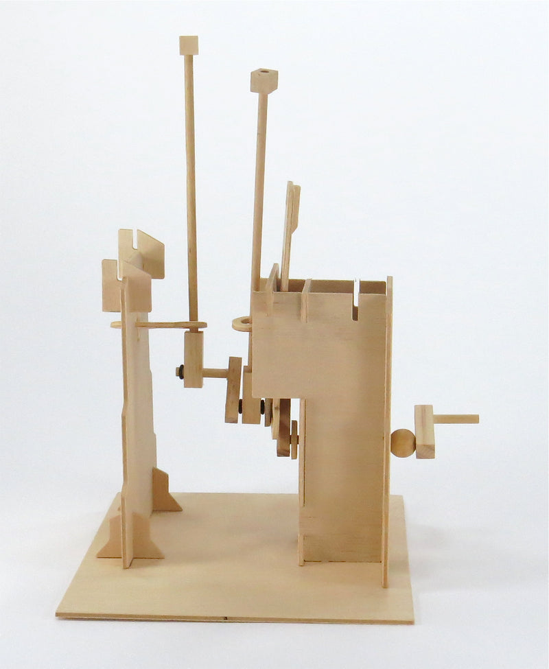 YouTopia Create Your Own Moving Diorama Wooden Kit Side View