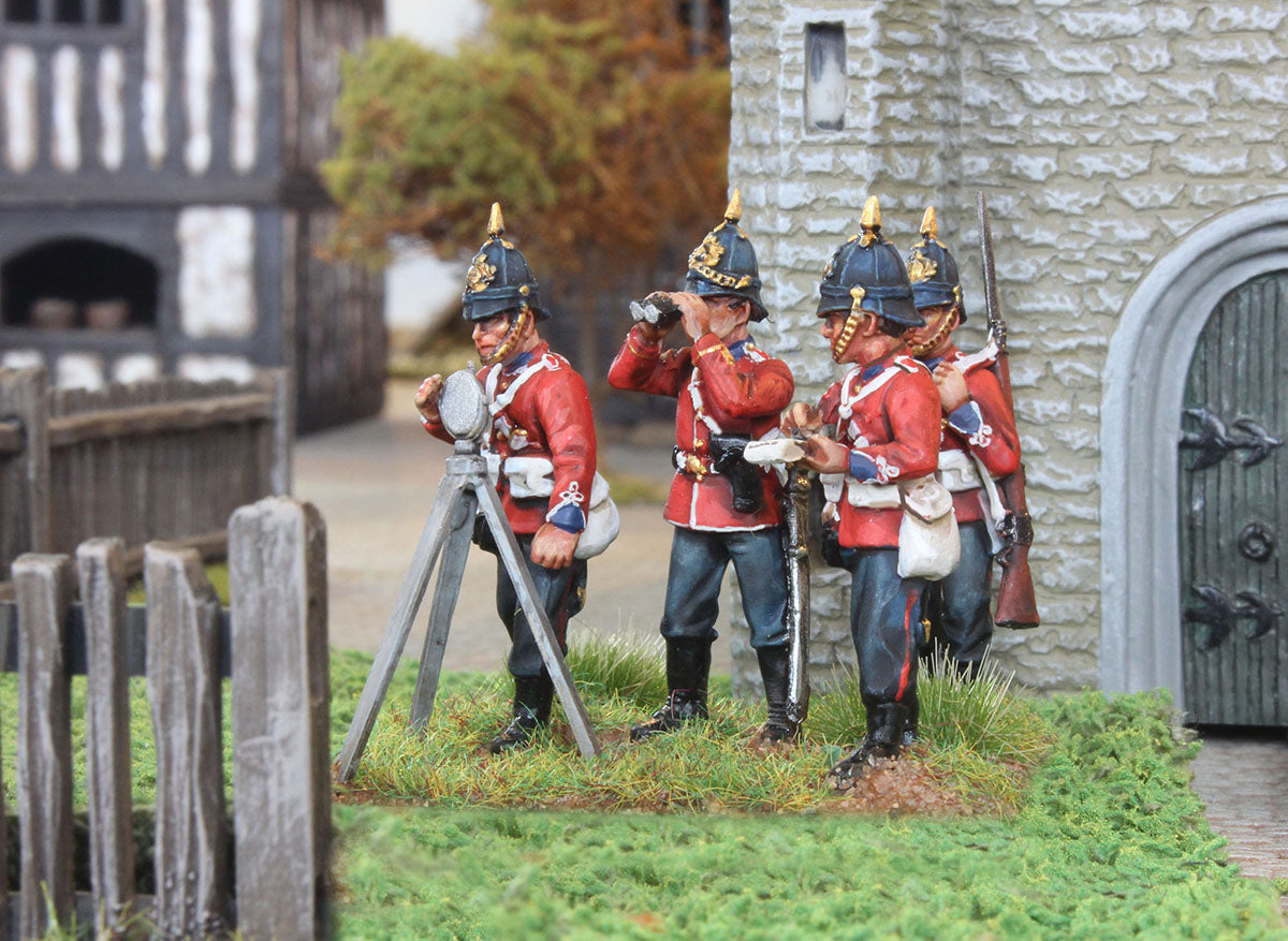 Zulu War, British Infantry 1877 - 1881, 28 mm Scale Model Plastic Figures