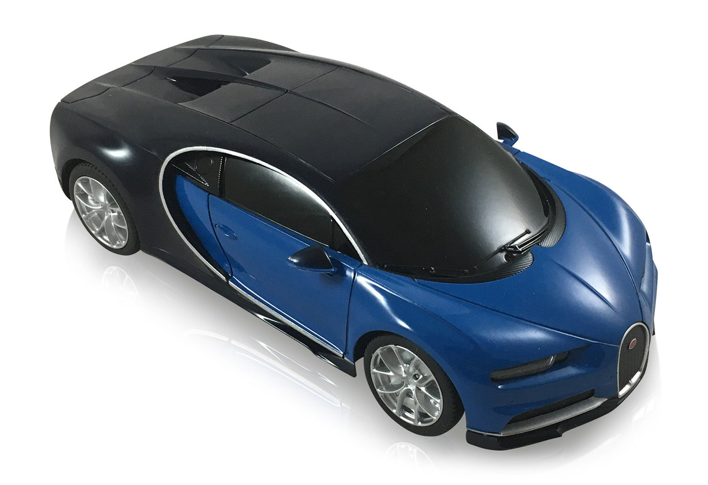 Bugatti Chiron (Blue/Black) 1:24 Scale Radio Controlled Model Car By Rastar