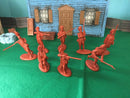 American War Of Independence British Grenadiers 1/30 Scale Model Plastic Figures By LOD Enterprises Diorama