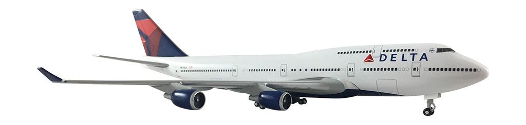 Boeing 747-400 N674US Delta Airlines 1:500 Scale Model By Herpa