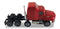 Mack 603/613 Truck – Lift Axle (Red)  Scale 1:87 (HO Scale) Model By Promotex Right Side View