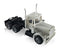 Peterbilt  Short Grill Tandem Axle Day Cab Tractor (Unpainted)1:87 (HO) Scale Model By Promotex Right Front View
