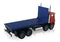 White Motor Co. Road Commander Twin Steer Flat Bed Truck 1/87 Scale (HO) Model by Promotex Right Rear View