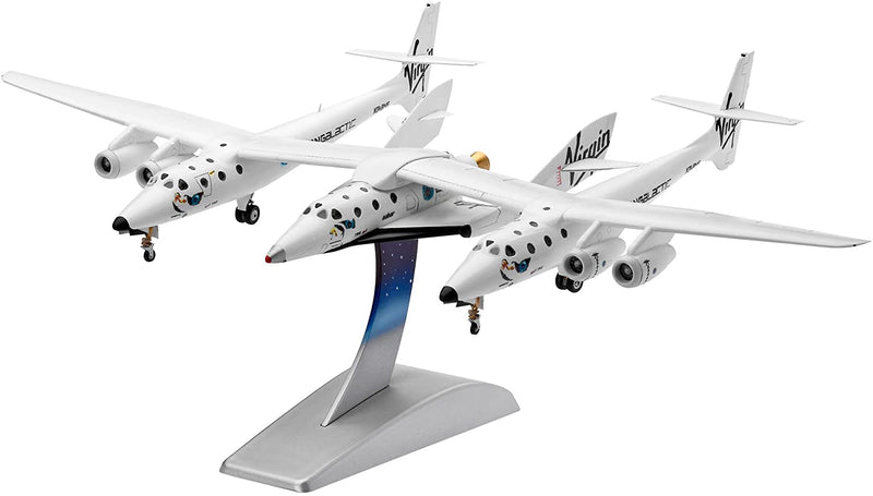 Virgin Galactic SpaceShipTwo & White Knight Two 1:144 Scale Model Kit By Revell Germany