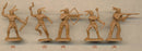 Sioux Indians 1/72 Scale Plastic Figures Poses