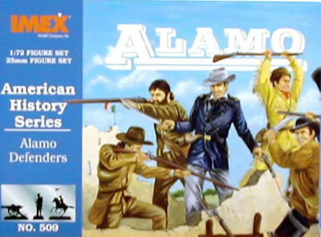 Alamo Defenders, 1/72 Scale Plastic Figures
