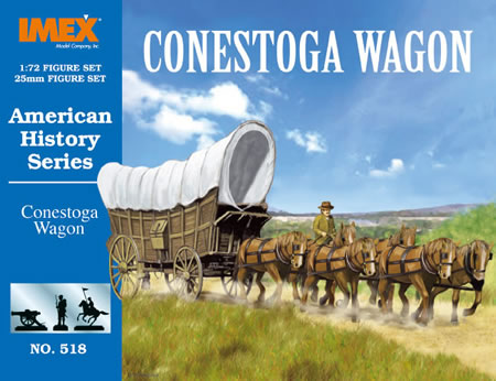 Conestoga Wagon 1/72 Scale Plastic Kit