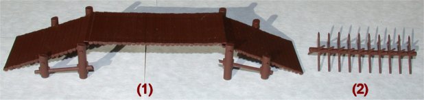 Napoleonic Wars Battlefield Accessory Set 1/72 Scale Low Bridge