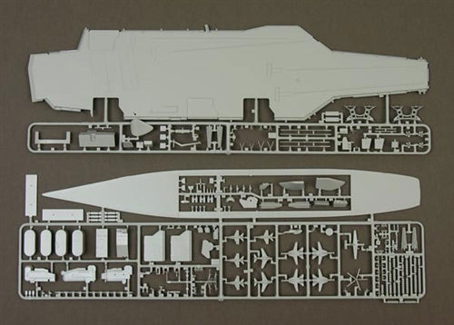 USS Ronald Reagan CVN-76, 1:720 Scale Model Kit Deck and Example Frames