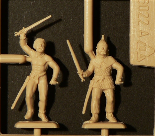 Gaul Warriors 1st – 2nd Century B.C., 1/72 Scale Plastic Figures Sprue Detail