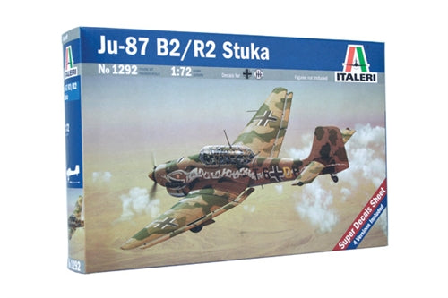 Junkers Ju-87 B2/R2 Stuka, 1/72 Scale Model Kit