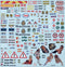 New Truck Accessories Set 1/24 Scale Decal Sheet