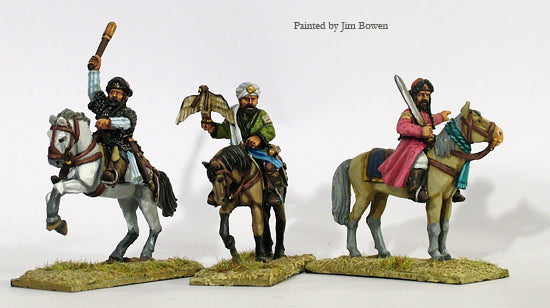 Crusades Muslim High Command, 28 mm Scale Model Metal Figures