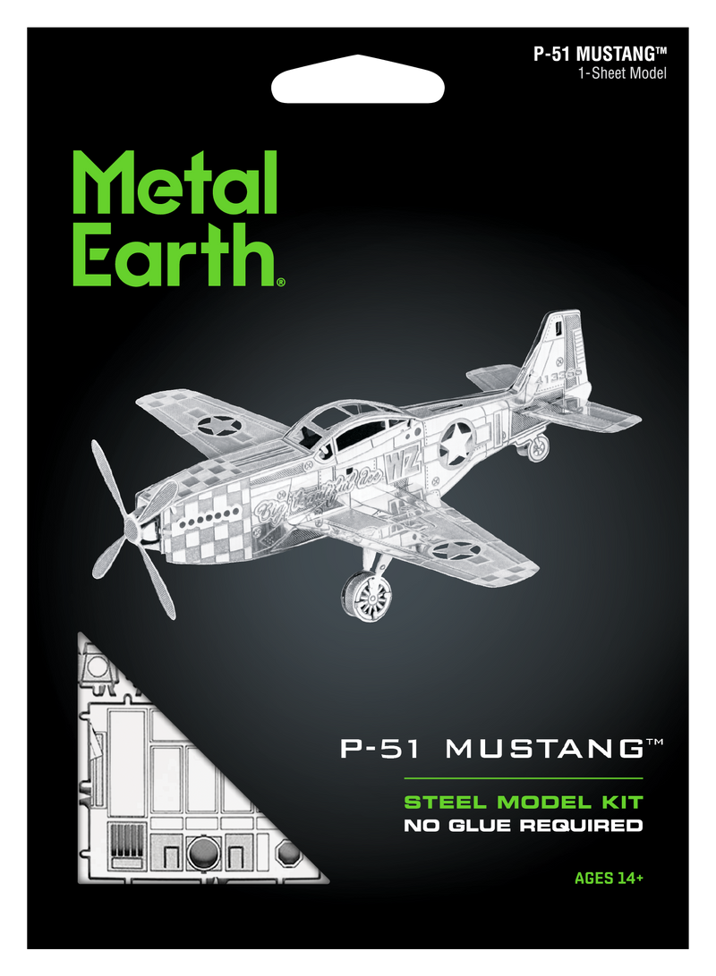 P-51 Mustang Metal Earth Model Kit (Free Shipping)