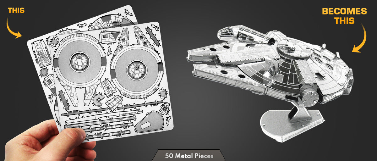 Star Wars Millennium Falcon Metal Earth Model Kit