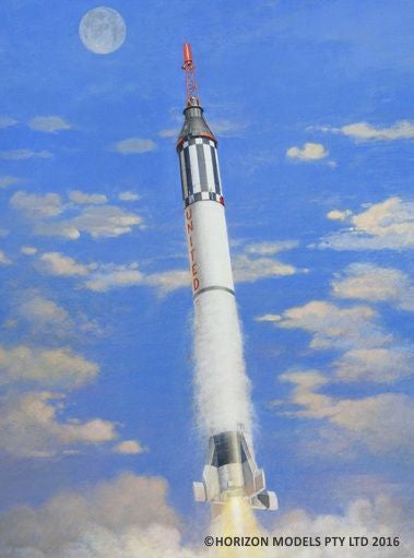 Mercury Redstone 1/72 Scale Model Kit