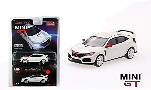 2017 Honda Civic Type R (Championship White) 1:64 Scale Diecast Car By Mini GT
