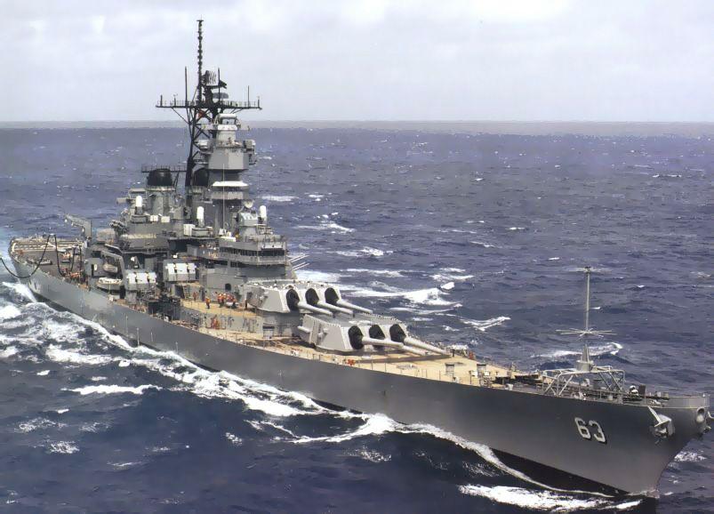 USS Missouri Post Refit 1980s