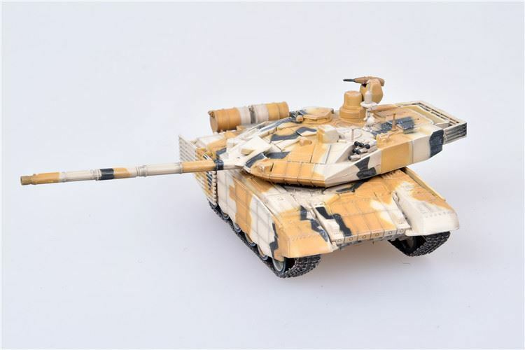 T-90MS "Tagil" Main Battle Tank Russian Army Desert Camouflage 2014 1:72 Scale Diecast Model By Modelcollect Front View