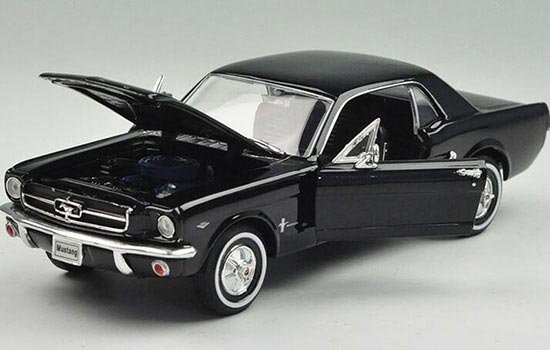 Ford Mustang 1964 1/2 (Black) 1:24-27 Scale Diecast Car
