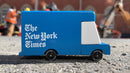 New York Times Delivery Van On The Road