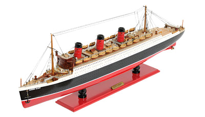 Old Modern Handicrafts | RMS Queen Mary Wooden Scale Modell | Bellford ...