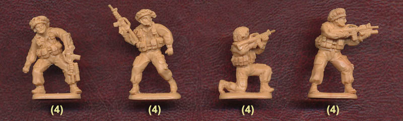 Modern Israel Army Set #1, 1/72 Scale Model Figures By Orion 