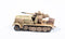 Sd.Kfz 8 DB9 Halftrack with 8.8 cm Flak 18, 1/72 Scale Diecast Model Left Side View