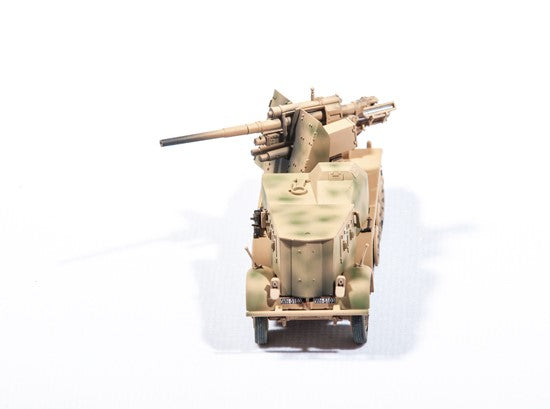 Sd.Kfz 8 DB9 Halftrack with 8.8 cm Flak 18, 1/72 Scale Diecast Model Front View
