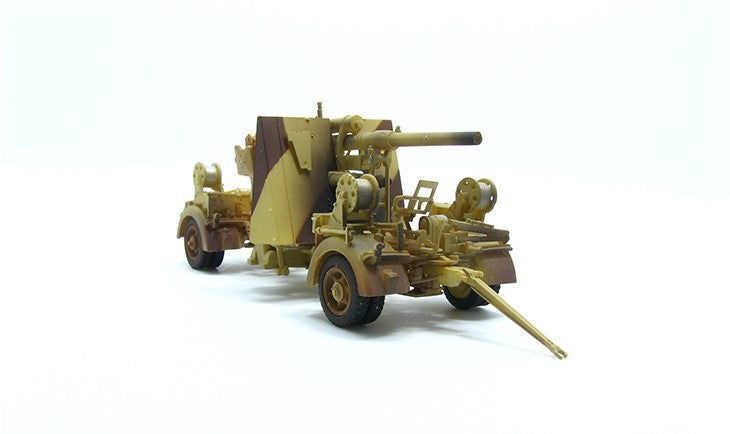 8.8 cm Flak 36 (Tan), 1/72 Scale Diecast Model Front View