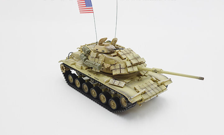 M60A1 RISE with ERA Main Battle Tank, USMC, Operation Desert Storm 1991, 1/72 Scale Model