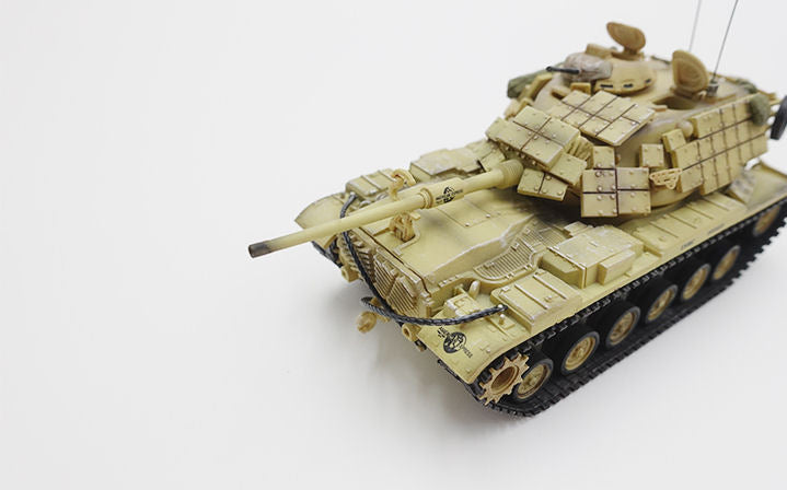 M60A1 RISE with ERA Main Battle Tank, USMC, Operation Desert Storm 1991, 1/72 Scale Model Rear Facing View