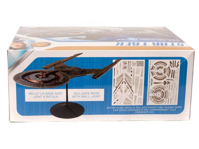 Star Trek USS Discovery NCC-1031 1:2500 Scale Snap Model Kit Side Of Box