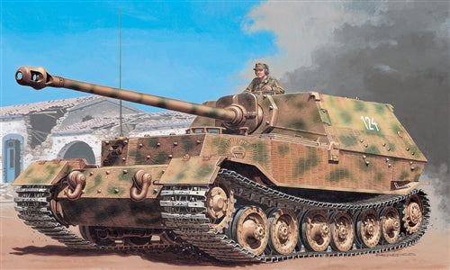 Sk.Kfz 184 Panzerjäger Elefant 1/72 Scale Model Kit Box Illustration