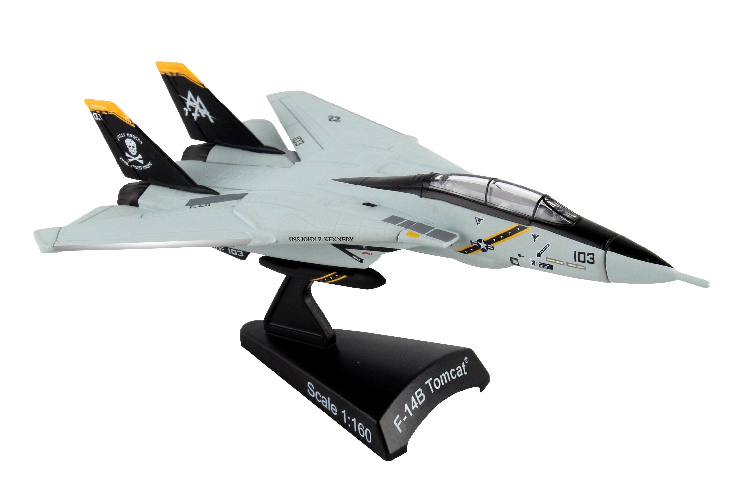 Daron | Grumman F-14 Tomcat VF-103 Jolly Rogers 1/160 Scale Model