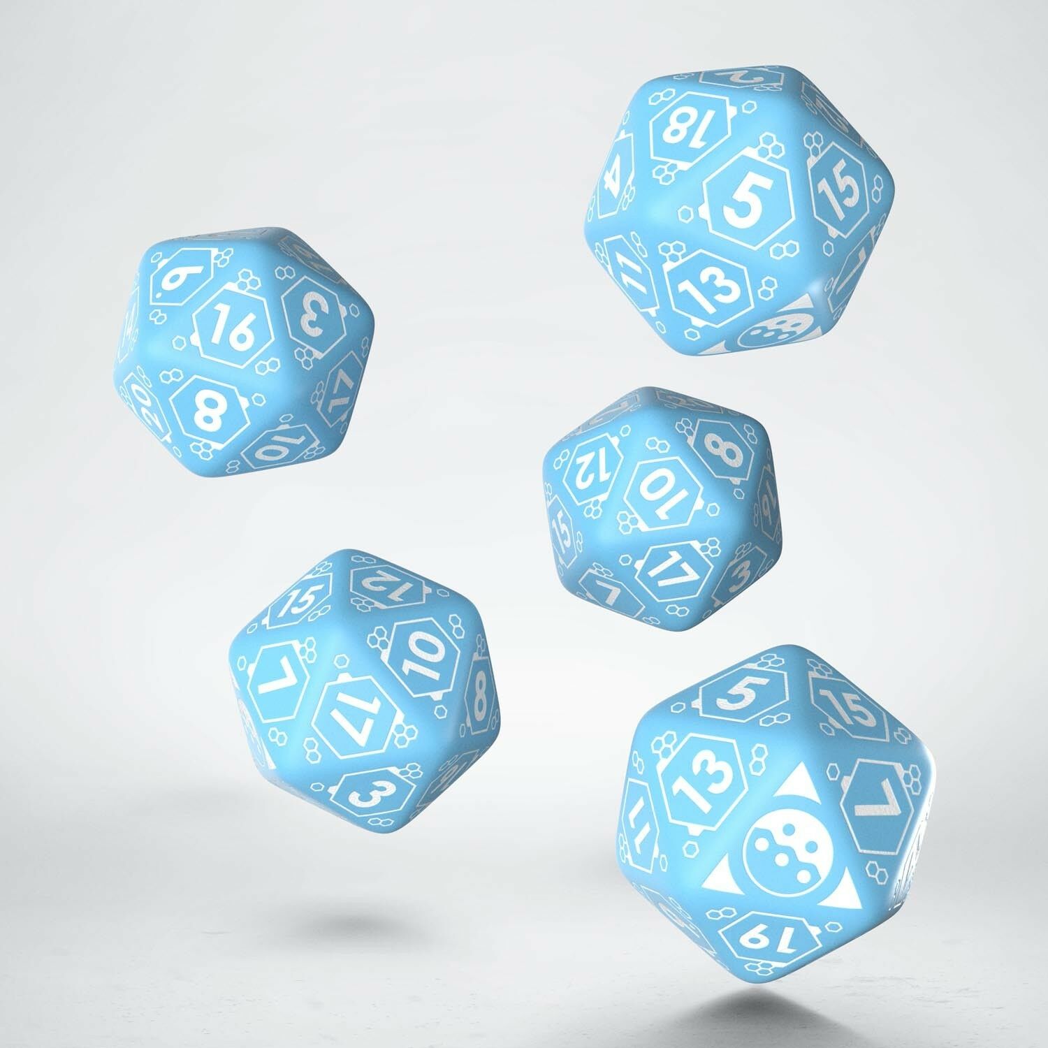 Infinity PanOceania D20 Dice Set By Corvus Belli