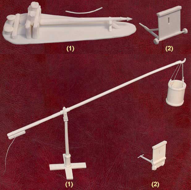 Medieval Siege Engines Part 2, 1/72 Scale Model Kit By Orion Assembled Kit