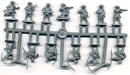 Ashigaru Archers & Arquebusiers Medieval Japan 1/72 Scale Model Plastic Figures By Red Box Sample Sprue