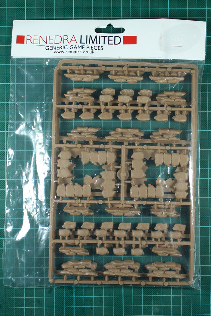 Sandbags, 28mm Scale Scenery Packaging