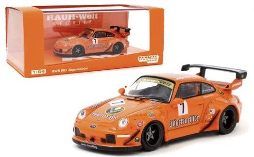 RAUH-Welt BEGRIFF (RWB) 993 #7 Jagermeister (Orange) 1:64 Scale Diecast Car